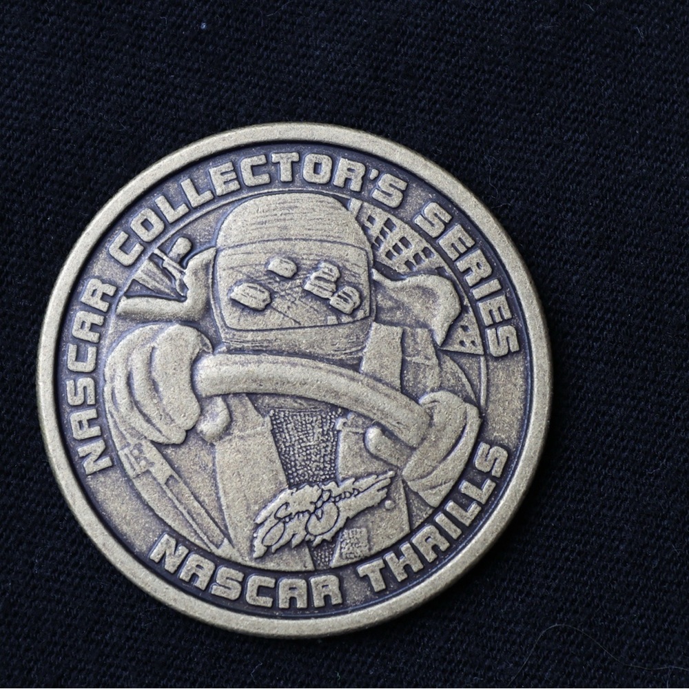NASCAR challenge coin 1st edition collector series nascar thrills